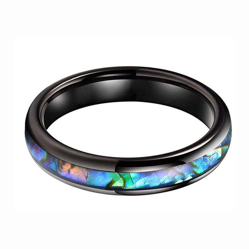 High Quality 8mm Men's Black Carbon Fiber Tire Tread Wedding Bands Forged Black Carbon Fiber Ring China Supplier - COPY - vnvvu1
