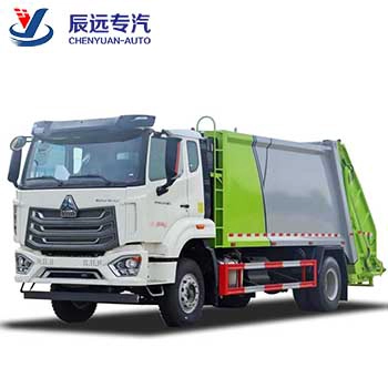 Tsina Howo Brand 10CBM Compression Garbage Truck Paggawa Para sa Pagbebenta Manufacturer