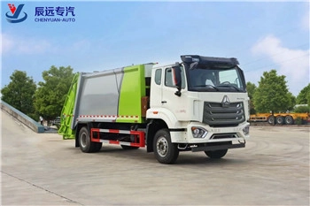 HOWO BRAND 10CBM Compression Marbage Truck Mupance для продажи