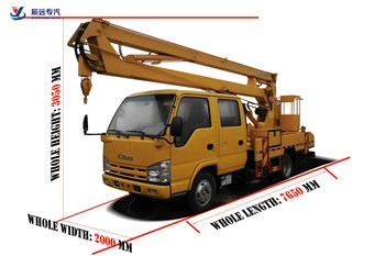 Isuzu Brand 16M Aerial Working/Platform Truck Manufacture للبيع