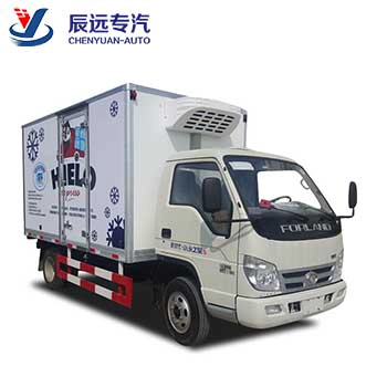 Forland brand small refrigerator van truck manufacture for sale