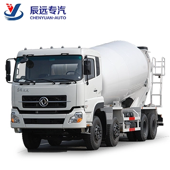 EURO III DF 10CBM الخرسانة الخلاط الأسمنت بائع الشاحنة مع RHD