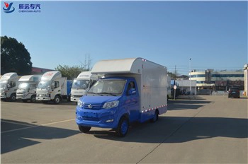 Camión expendedor móvil de estilo moderno, fabricación de vehículos de comida rápida
