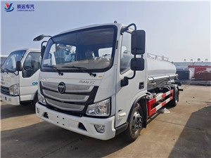 Foton brand 5000 liters water cart sa tagagawa ng sprinkler wagon sa China