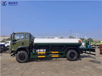 10 liters water wagon sprinkling truck factory sa china