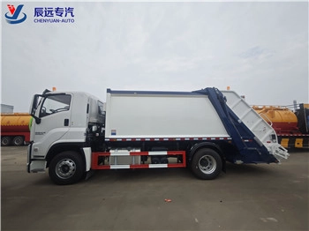 Precio de fábrica ISUZU marca 4x2 camión de basura de compresión 10cbm Proveedor de vehículos de recolección de residuos