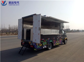 汽油欧六左舵货车迷你餐车烹饪车多功能冰淇淋车销售