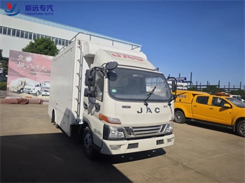 أرخص في المخزون من خلال شاحنات البيع المتنقلة ذات العلامة التجارية Diesel JAC مع تصنيع مركبات الآيس كريم