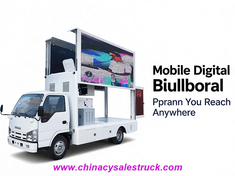 Outdoor Advertising Led display sasakyan function na mobile LED trak paggawa