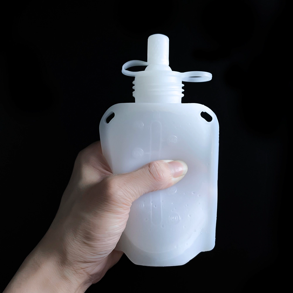 Benhaida Dishwasher Safe Multifunction Reusable Baby Food Pump Pouch with Lid Premium Silicone Breast Milk Storage Bag