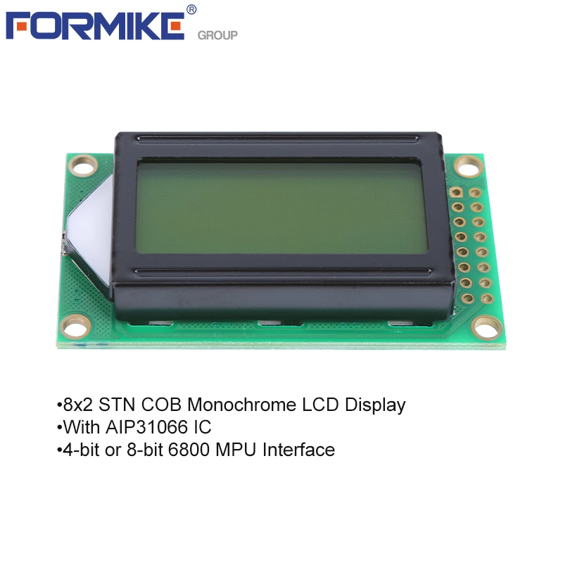 Character Lcd 2x8 0802 Display Modules For Instrument Meter (WC0802B0)