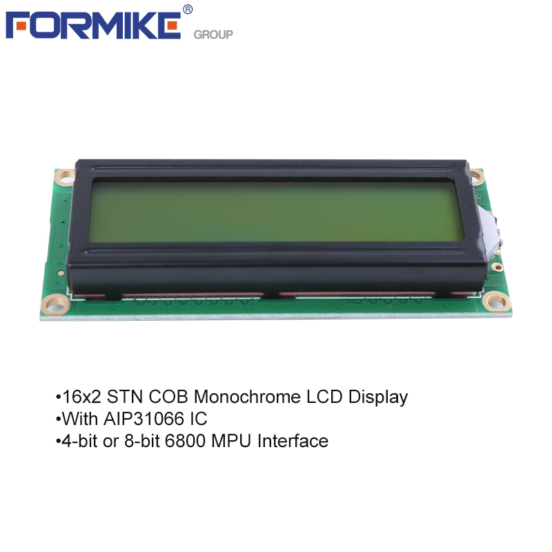 STN LCD 字符 16x2 LCD 屏幕 2x16 1602 LCD 显示屏 FM 发射机仪器应用 (WC1602B0)