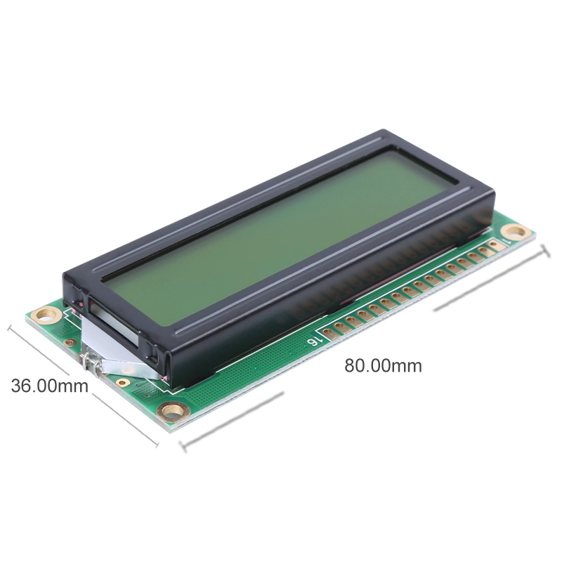 STN LCD 字符 16x2 LCD 屏幕 2x16 1602 LCD 显示屏 FM 发射机仪器应用 (WC1602B0)