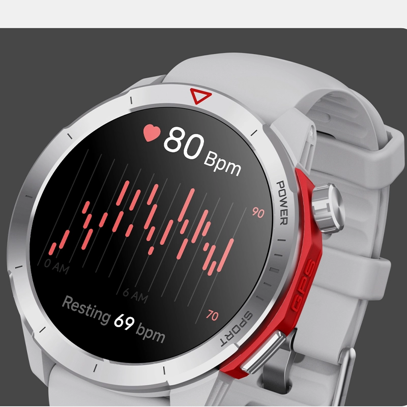 Relógio GPS Smart Watch Pantalla AMOLED Smartwatch GPS Tracker para deportes al aire libre (MG04)