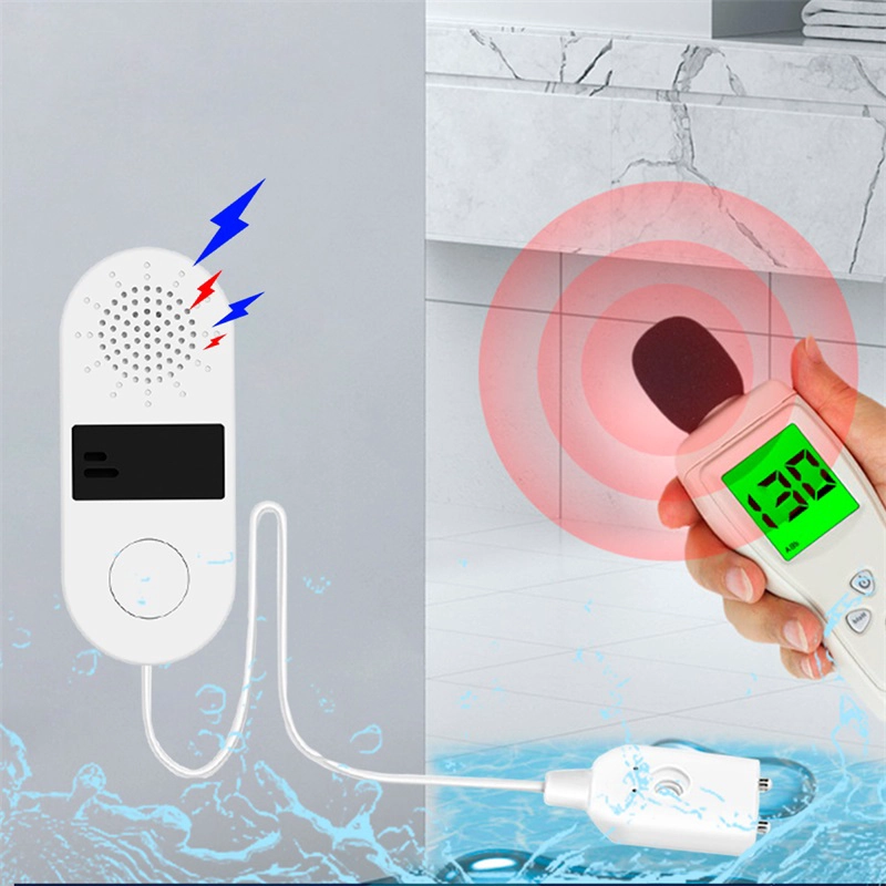 Sensore rilevatore di perdite d'acqua Wifi Sensore di perdite d'acqua Tuya Zigbee Sensore di acqua con allarme sonoro e luminoso