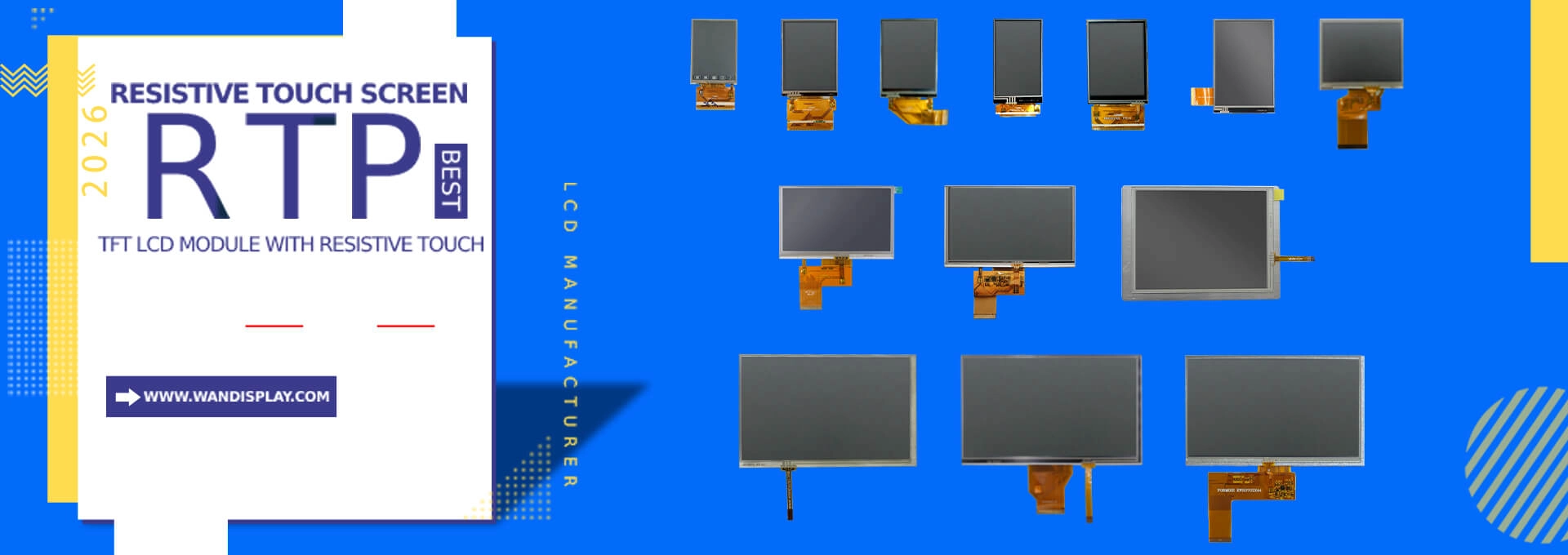 Resistive Touch Screen (RTP)