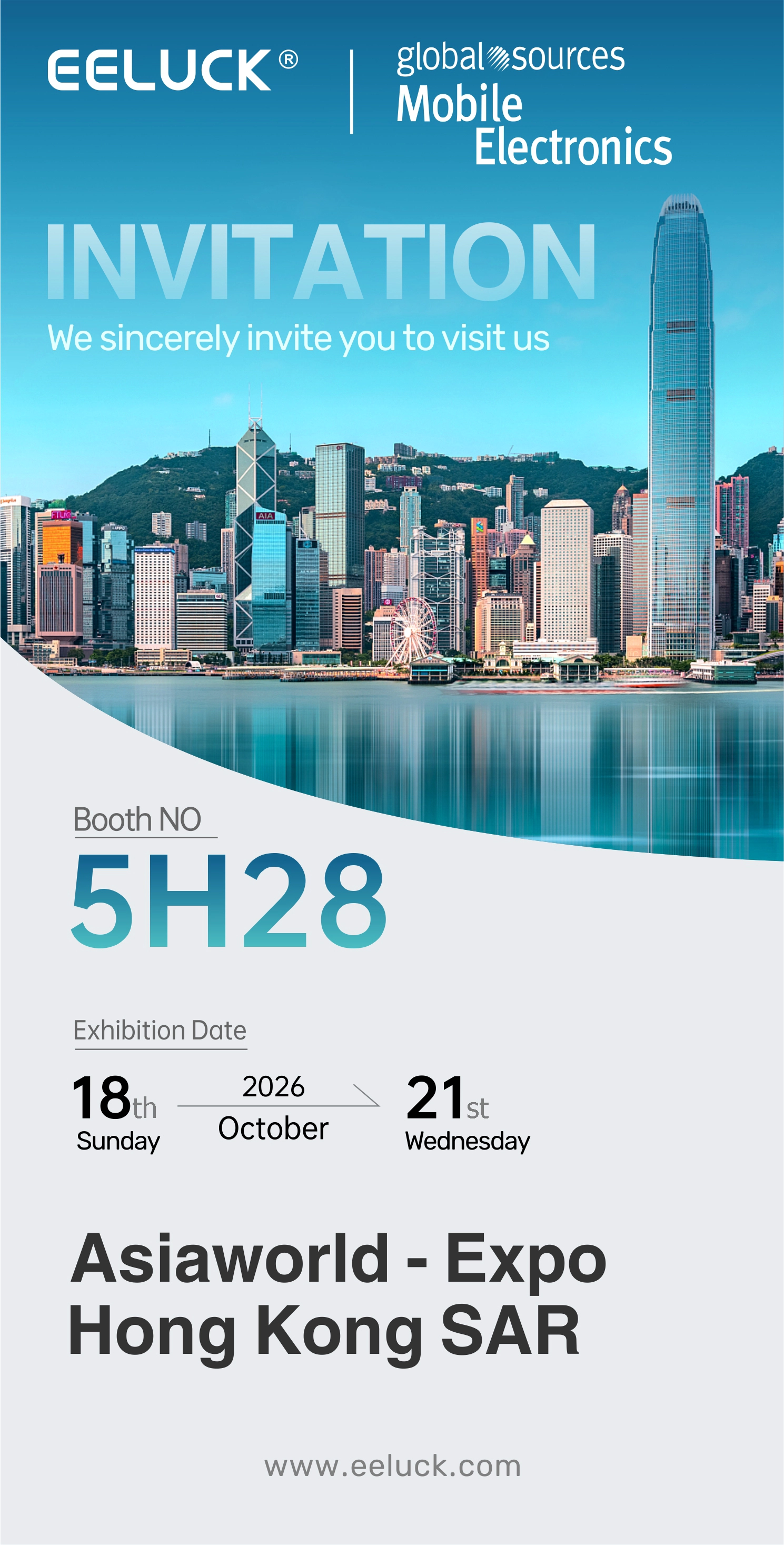 EELUCK Owned By Wandisplay will participate in Global Sources Mobile Electronics in October 2026