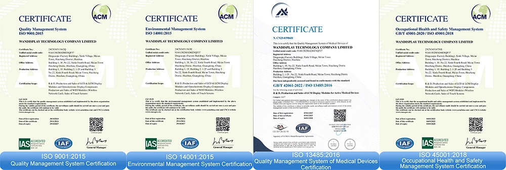 ISO-certified LCD manufacturing