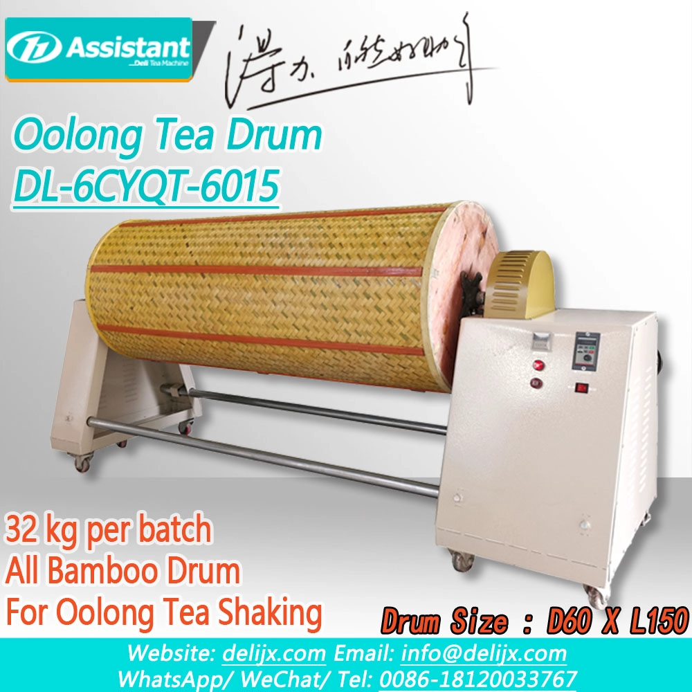 ჩინეთი Oolong ჩაის გადამამუშავებელი Shaking Shaking Bamboo Drum Machine DL-6CYQT-6015 მწარმოებელი Oolong ჩაის გადამამუშავებელი Shaking Shaking Bamboo Drum Machine DL-6CYQT-6015