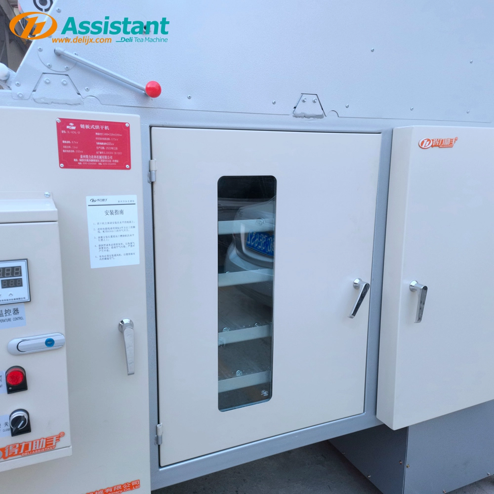 Gas Heating Small Continuous Belt Type Tea Drying Machine DL-6CHL-RQ10