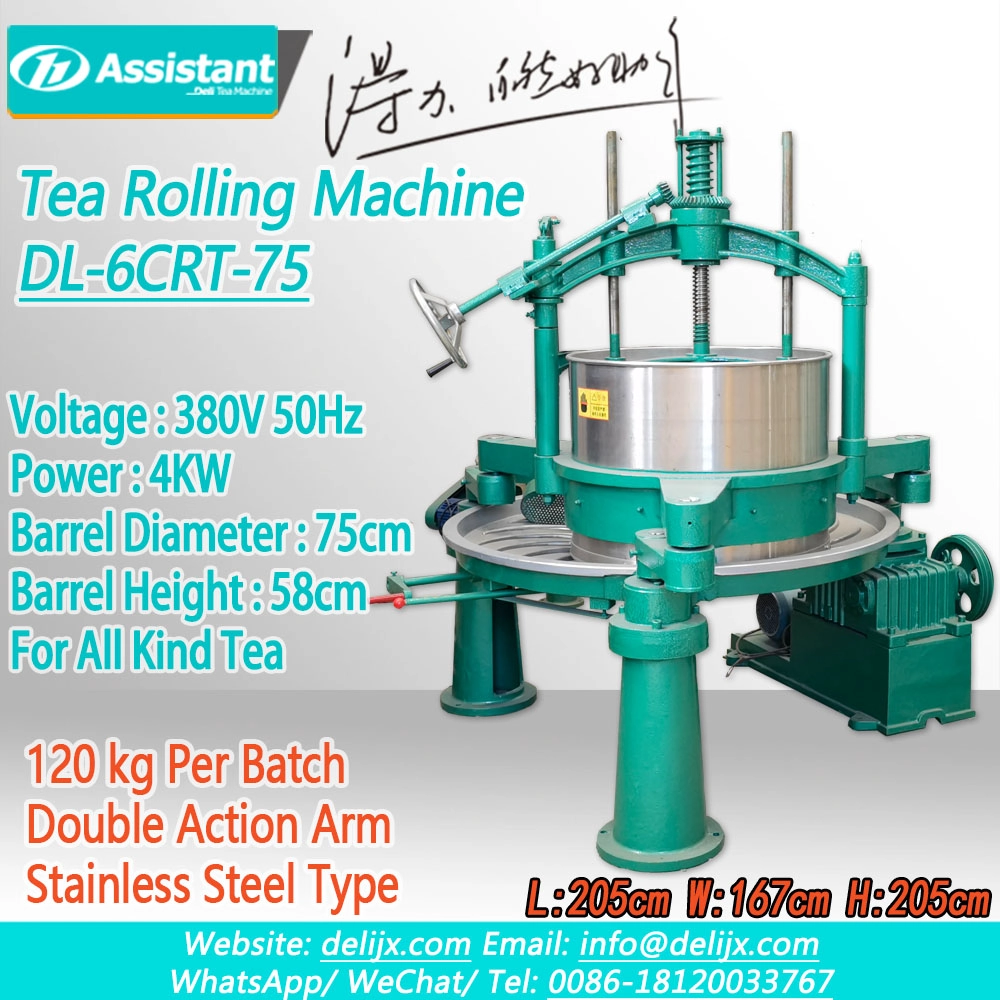 Cina Mesin Twist Daun Teh Aksi Ganda Besar DL-6CRT-75 pabrikan Mesin Twist Daun Teh Aksi Ganda Besar DL-6CRT-75