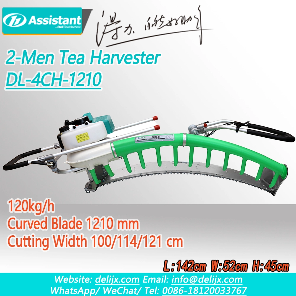 Double-Men Used Curved Blade Ochiai V8 2-Stroke Tea Plucking Machine DL-4CH-1210