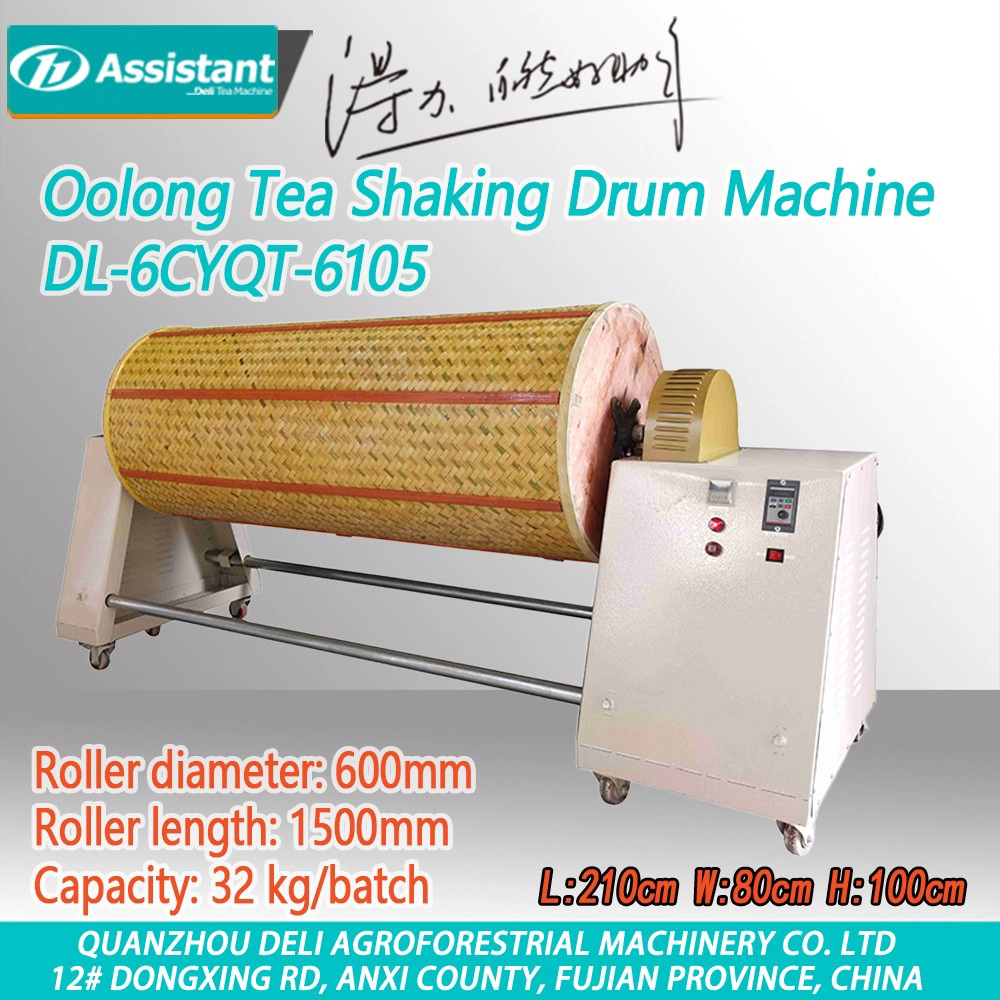 Jenis Buluh Oolong Drum Shaking Machine DL-6CYQT-6015