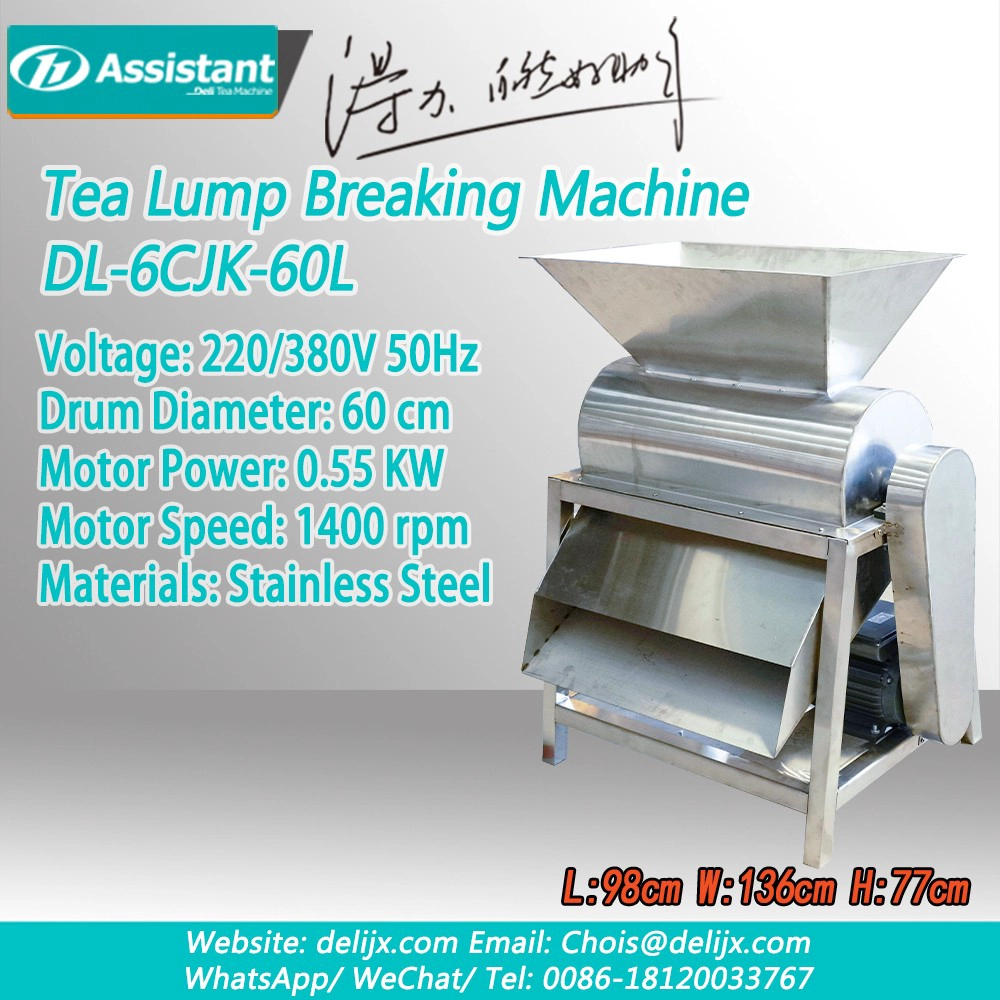 Chine Machine horizontale de déblocage de thé noir en acier inoxydable DL-6CJK-60L fabricant Machine horizontale de déblocage de thé noir en acier inoxydable DL-6CJK-60L