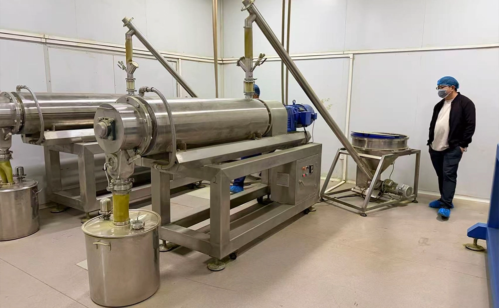 Fine powder making machine for matcha