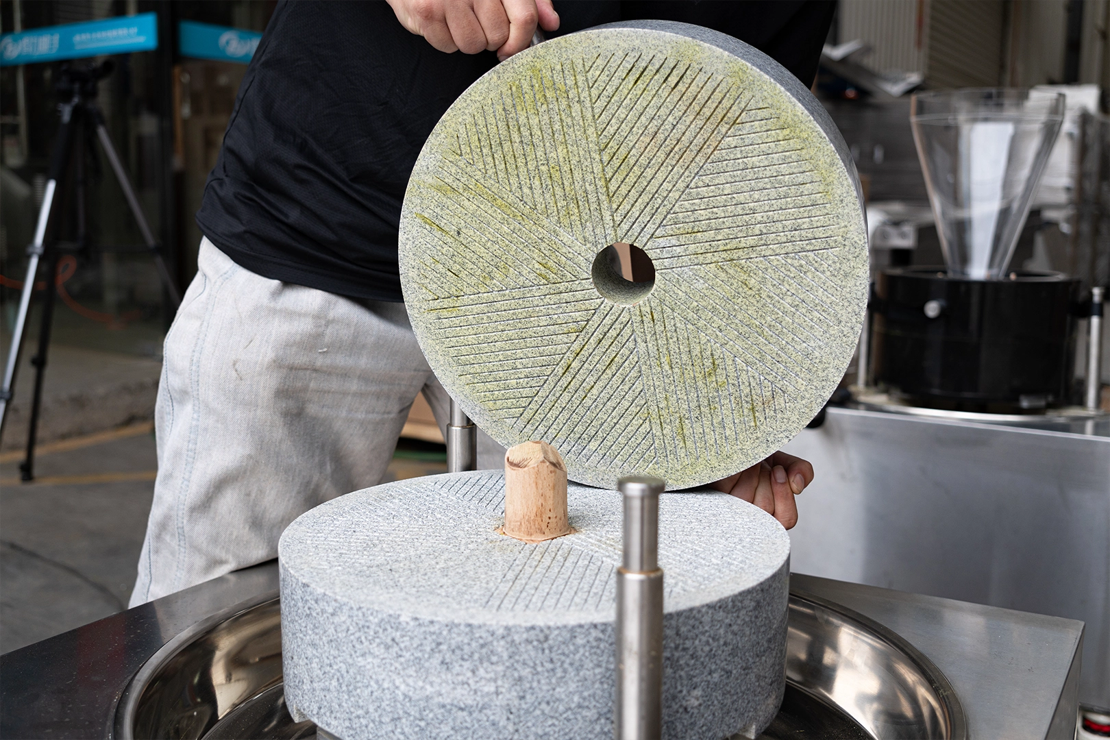 matcha stone mill grinder