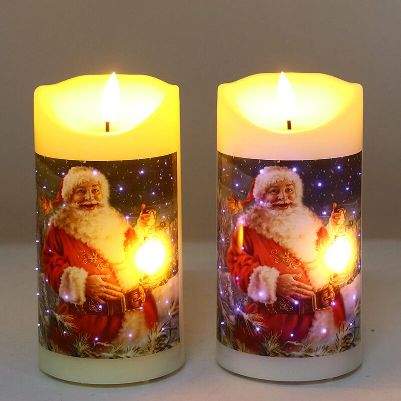porcelana Vela de fibra óptica de plástico Senmasine, lámpara tipo bala con batería de 7x15cm, velas Led parpadeantes sin llama fabricante