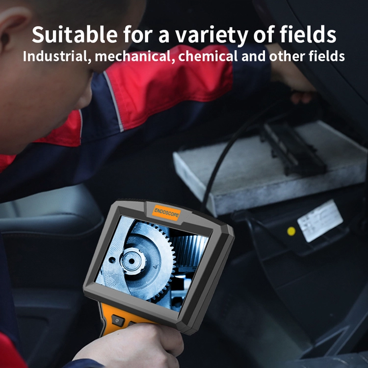 نموذج جديد محمول عدسة واحدة الأنابيب Borescope 5 بوصة Hd Lcd يده فيديو التفتيش الصناعي كاميرا المنظار