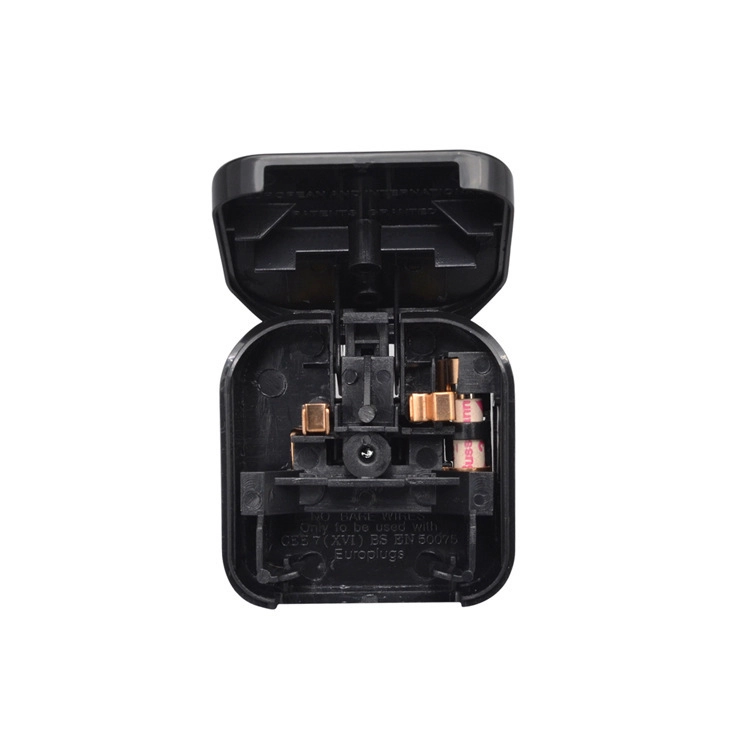 European Electrical Appliances to UK Plug Converter Clamshell Conversion Plug European Round Plug to UK 13A Plug SE-ECP
