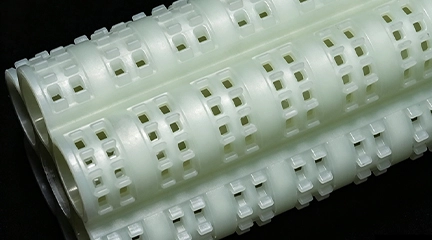 RKSfluid Einteiliger Kerzenfilterkern aus FRPP für die korrosive Filtration