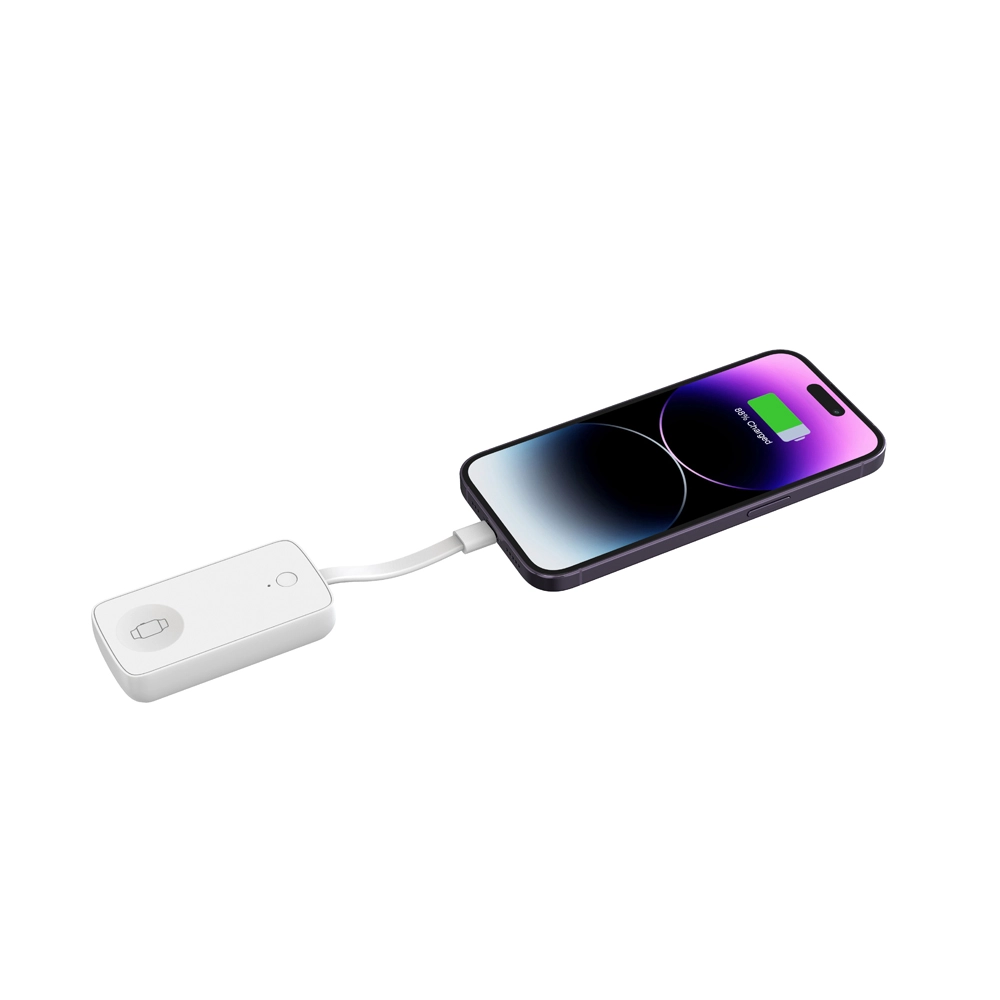 Taşınabilir Tasarım Manyetik Kablosuz Şarj İşlevi, Tüm Apple Watch Serileri (MH-P10) için Dahili USB-C Şarj Kablosu ile Apple Watch'a Otomatik Olarak Takılmasını Sağlar