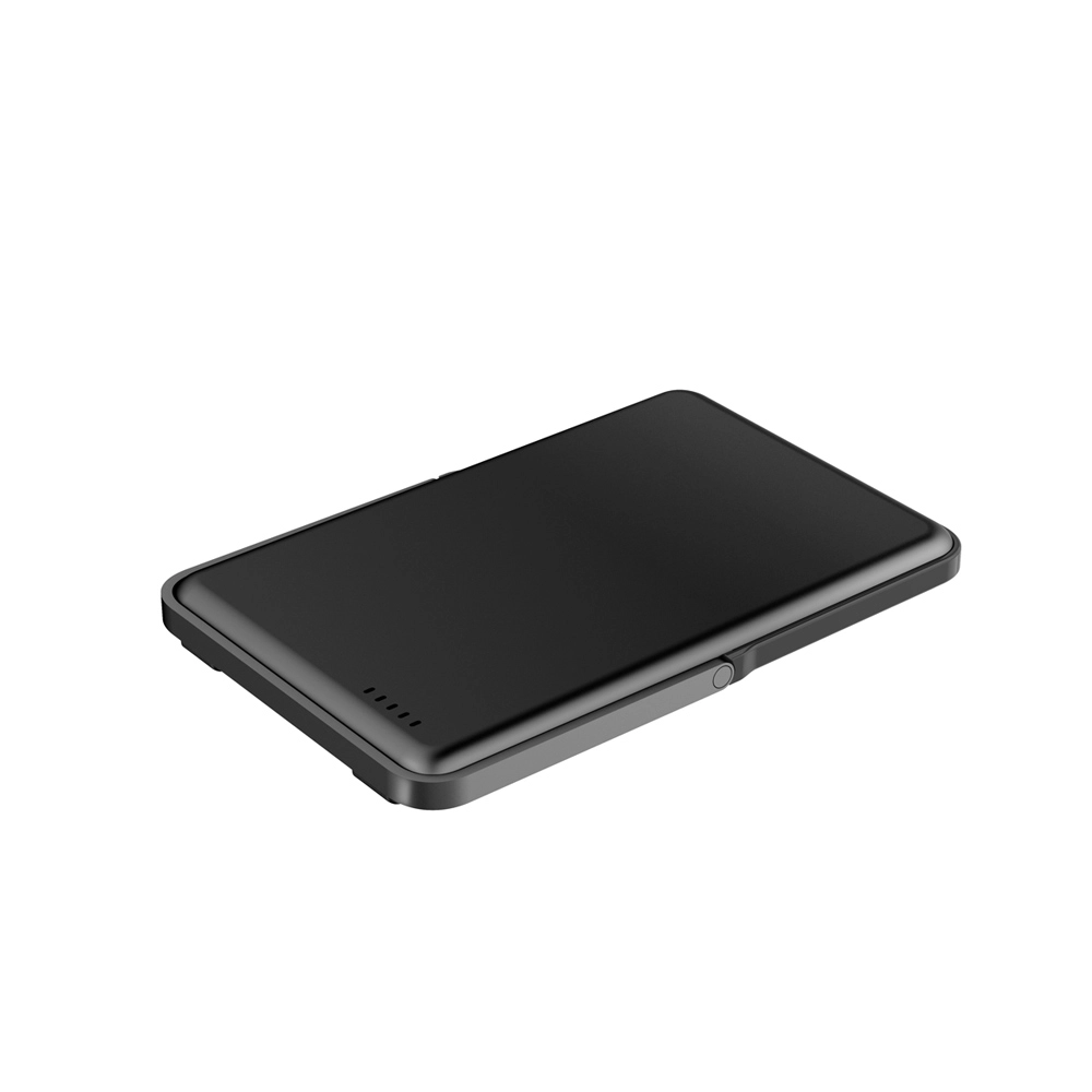 Banque d'alimentation de chargeur sans fil magnétique MagSafe pliable en alliage d'aluminium 5000 mAh avec charge filaire rapide PD20W et support de support de téléphone (MH-P22B)