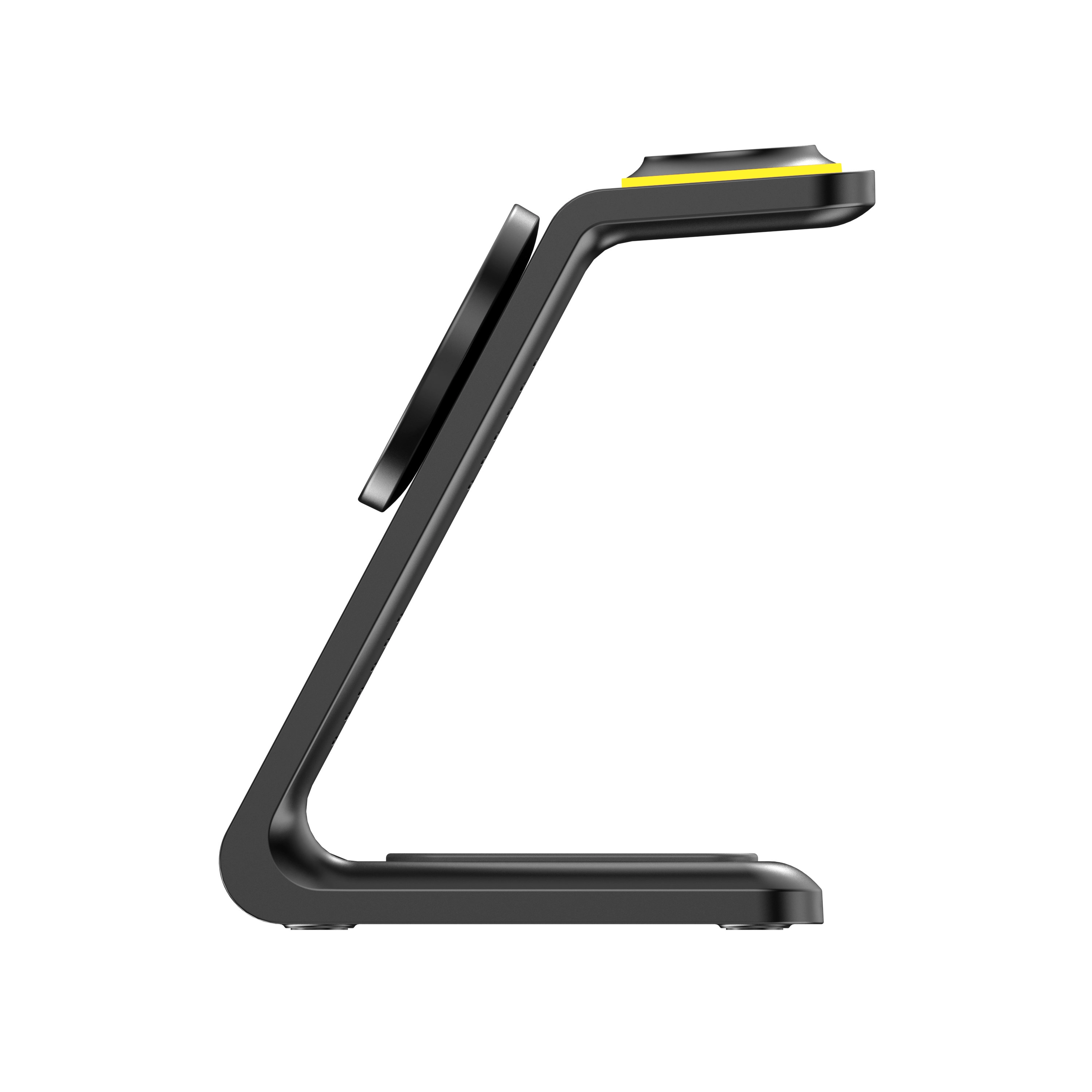 Station de chargement MagSafe magnétique sans fil 15W, prix le moins cher, avec veilleuse LED, pour smartphone, Apple Watch et AirPods (MH-Q500)