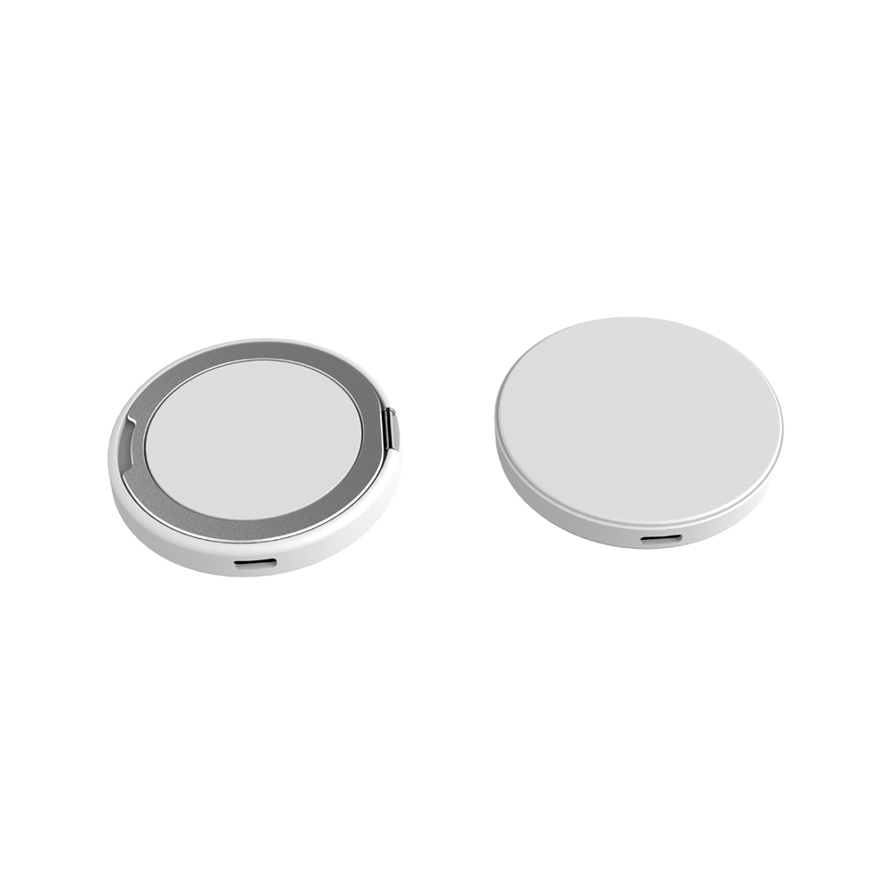China Private Mold Foldable Magnetic MagSafe Fast Wireless Charger with Aluminum Alloy Bracket Phone Holder Stand (MH-D47) manufacturer