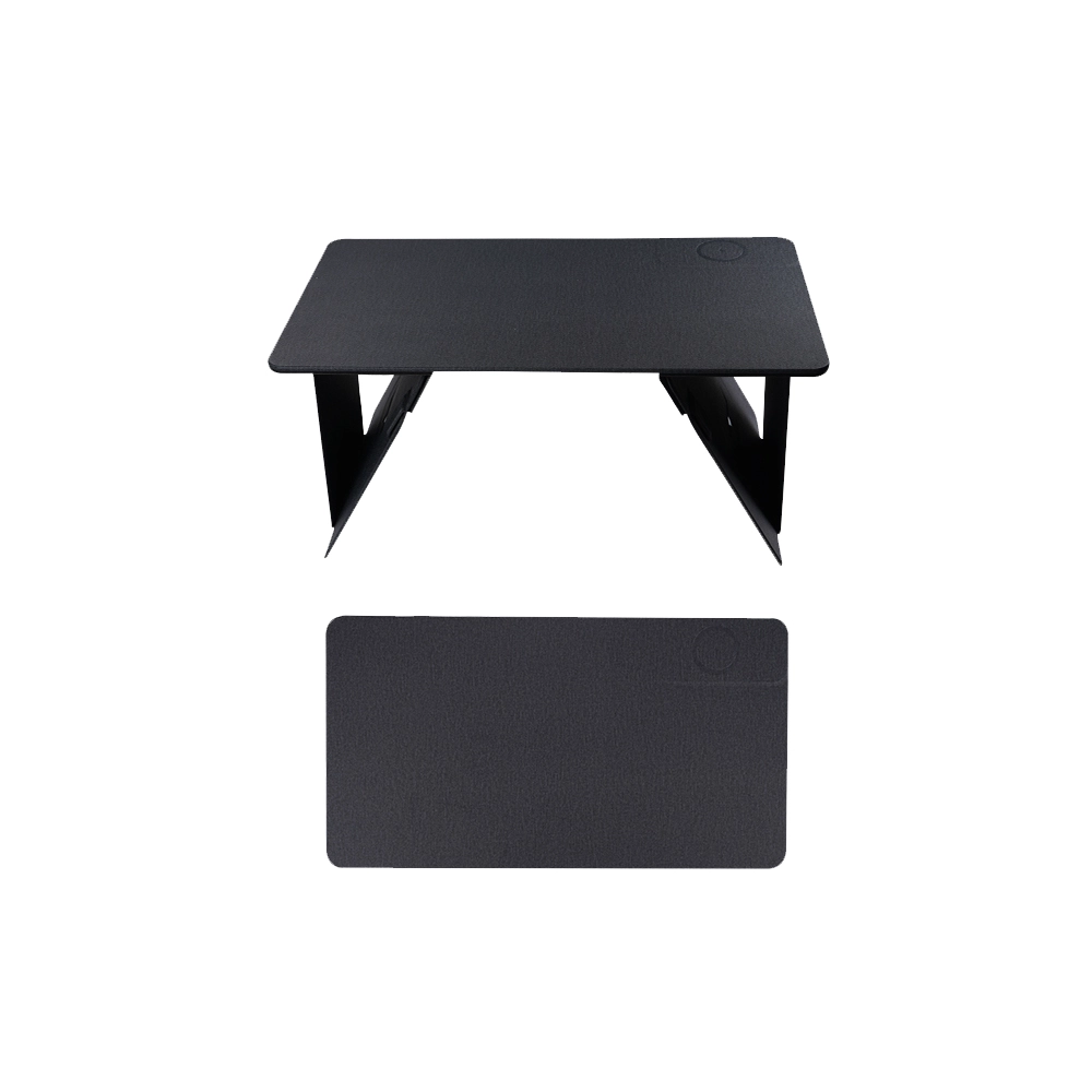China Multi-Function Foldable Magnetic Wireless Charger Mouse Pad Table and Small Computer Desk with DE Triangle Bracket for Office Use (MH-D90) manufacturer