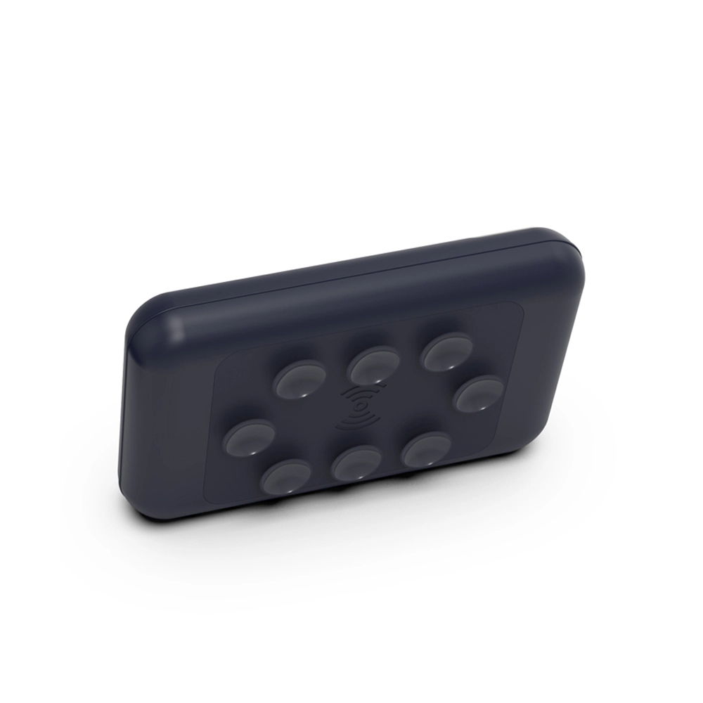 10000 mAh 15 W schnelle kabellose Lade-Powerbank mit starkem Saugnapfständer und LED-Digital-Leistungsanzeige, USB-C-Eingang/Ausgang (MH-P37)