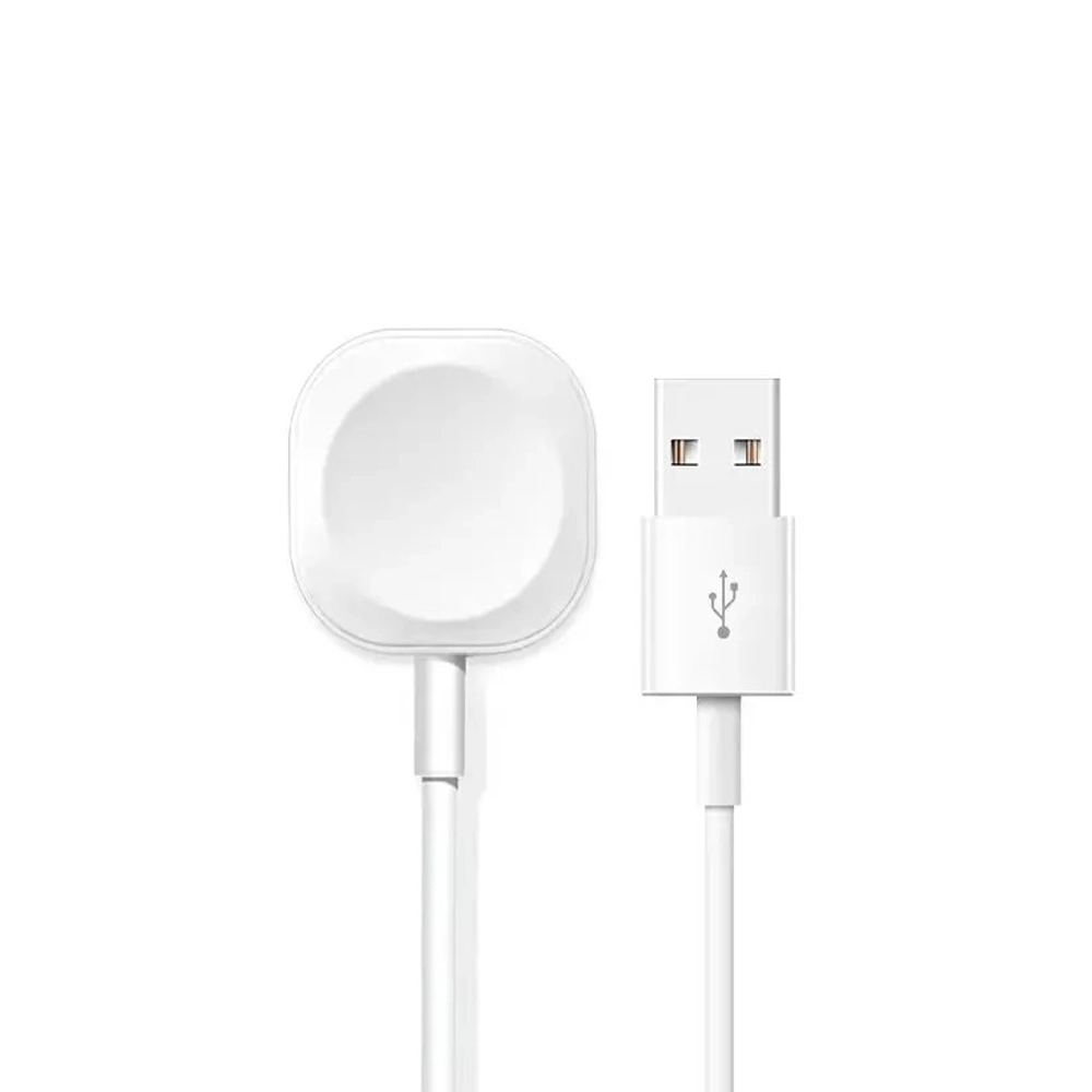 Chargeur de montre magnétique sans fil à prix d'usine avec câble USB pour toutes les iWatch, fixation automatique pour un chargement transparent (MH-D30C)
