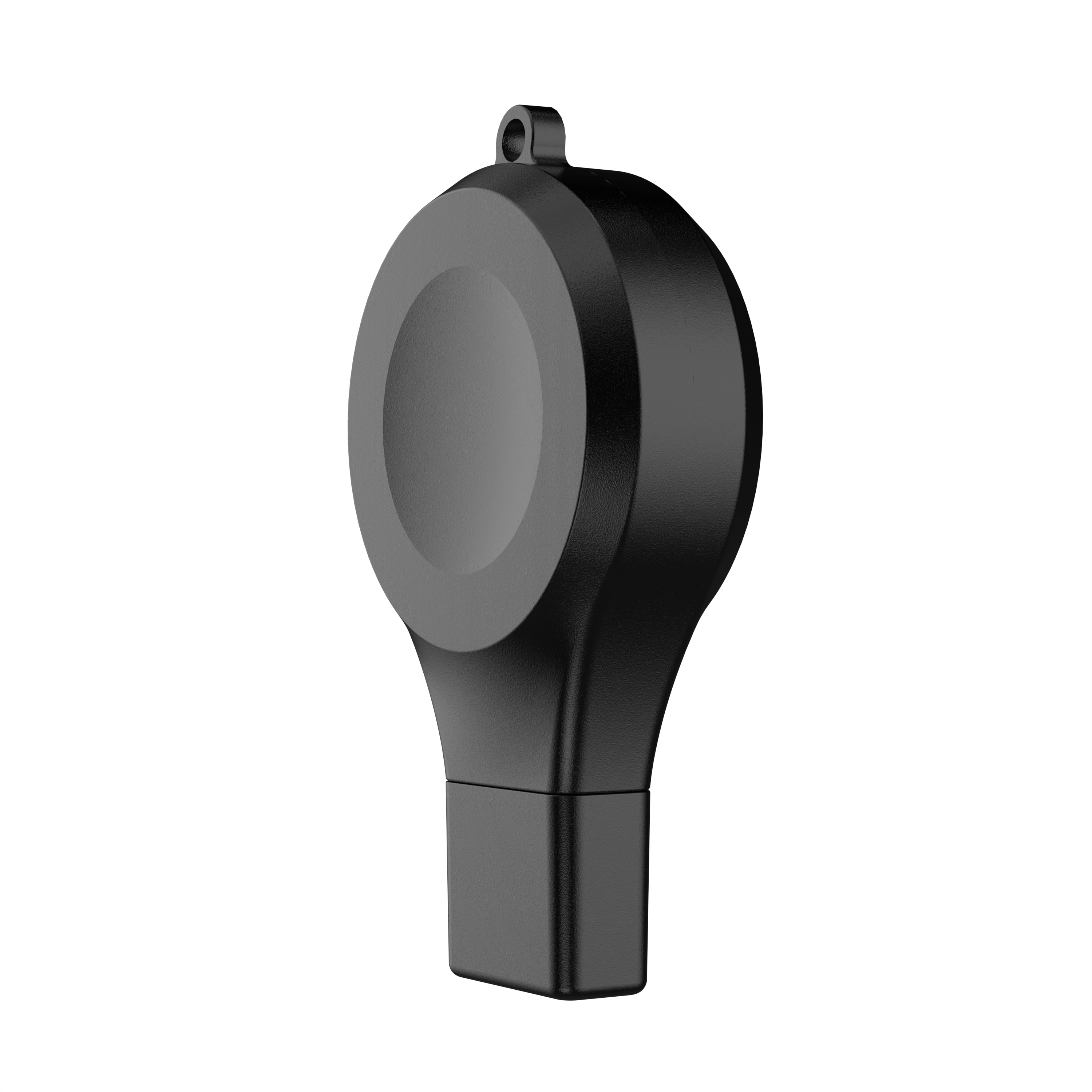 Caricatore wireless magnetico per Apple Watch con design mini portachiavi portatile per tutte le serie iWatch Allineamento automatico per una ricarica senza interruzioni (MH-D37)