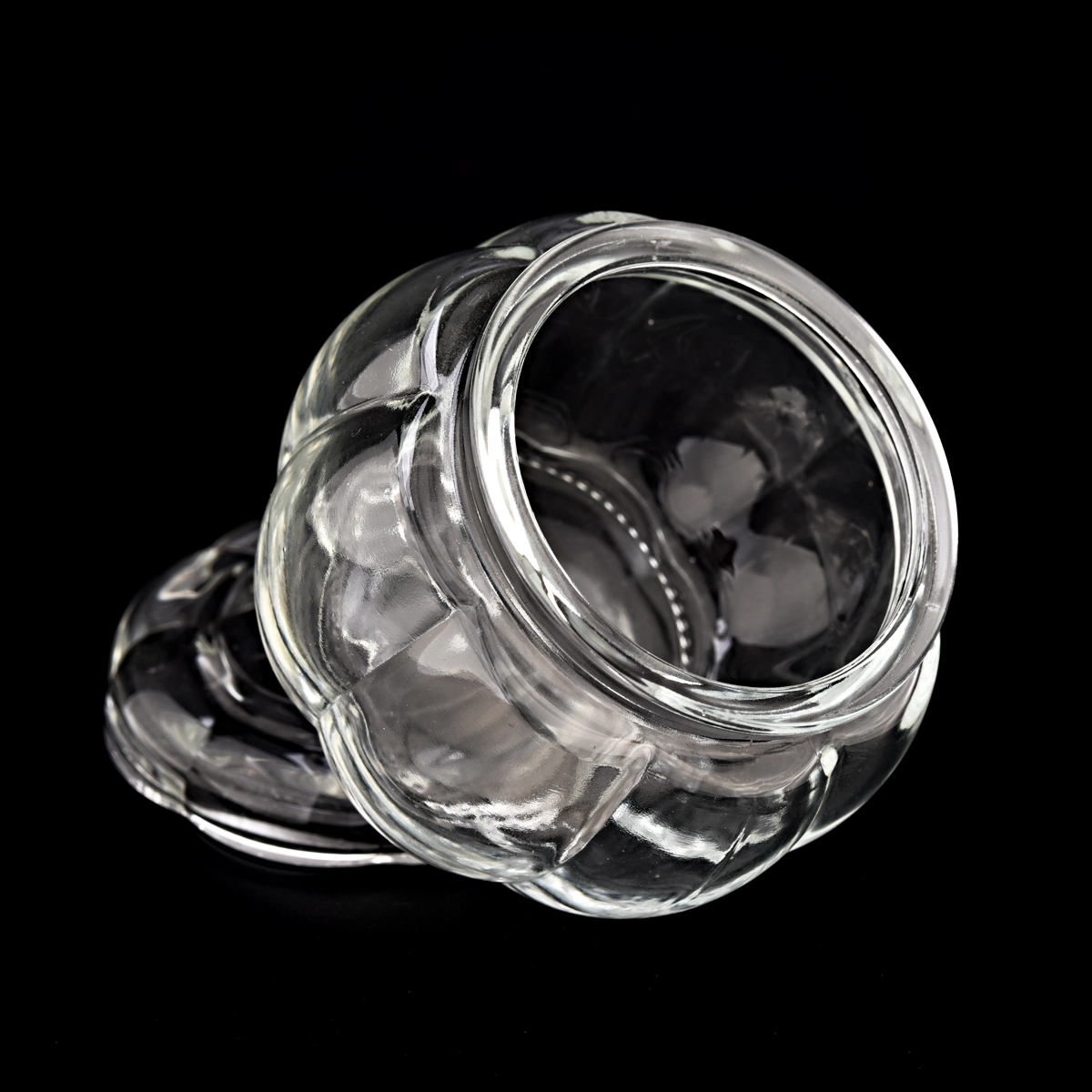clear pumpkin shaped glass candle container for making wholesale clear pumpkin shaped glass candle container for making wholesale