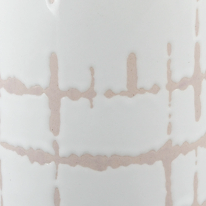 400ml New design white porcelain candle jars wholesales