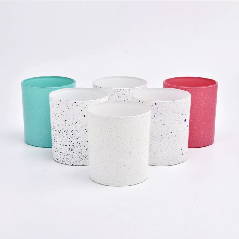 Speckles Decorative Glass Candle Holders 8oz Glass Candle Holders Wholesale Speckles Decorative Glass Candle Holders 8oz Glass Candle Holders Wholesale