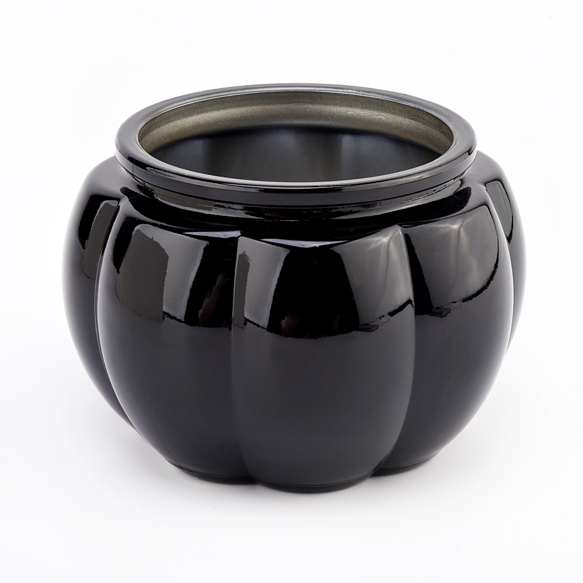 Glass Candle Container Pumpkin Glass Jar with Lids popular color Glass Candle Container