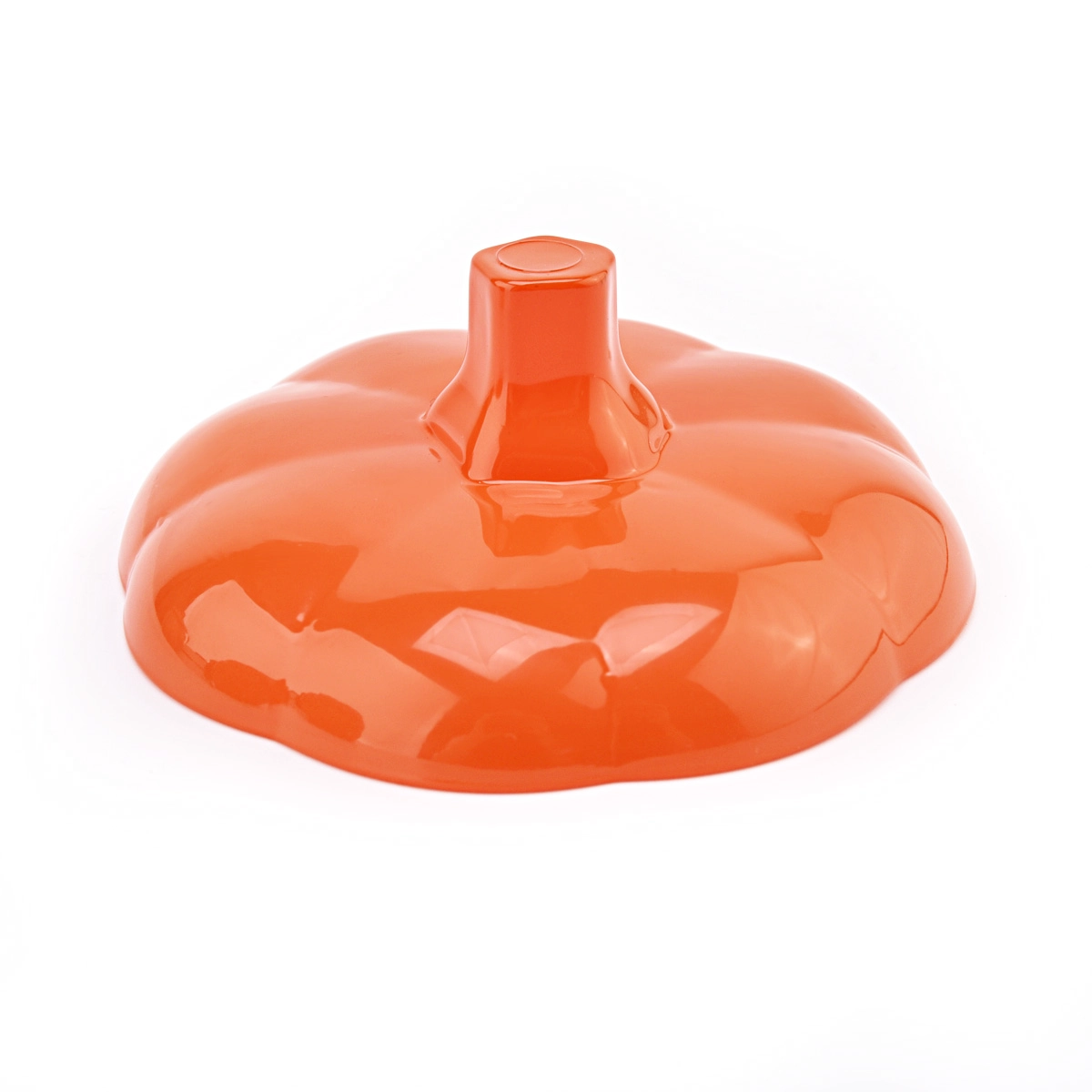 Luxury Pumpkin Glass Jar with Lids for Candle Making Pumpkin Glass Candy Storage Container 