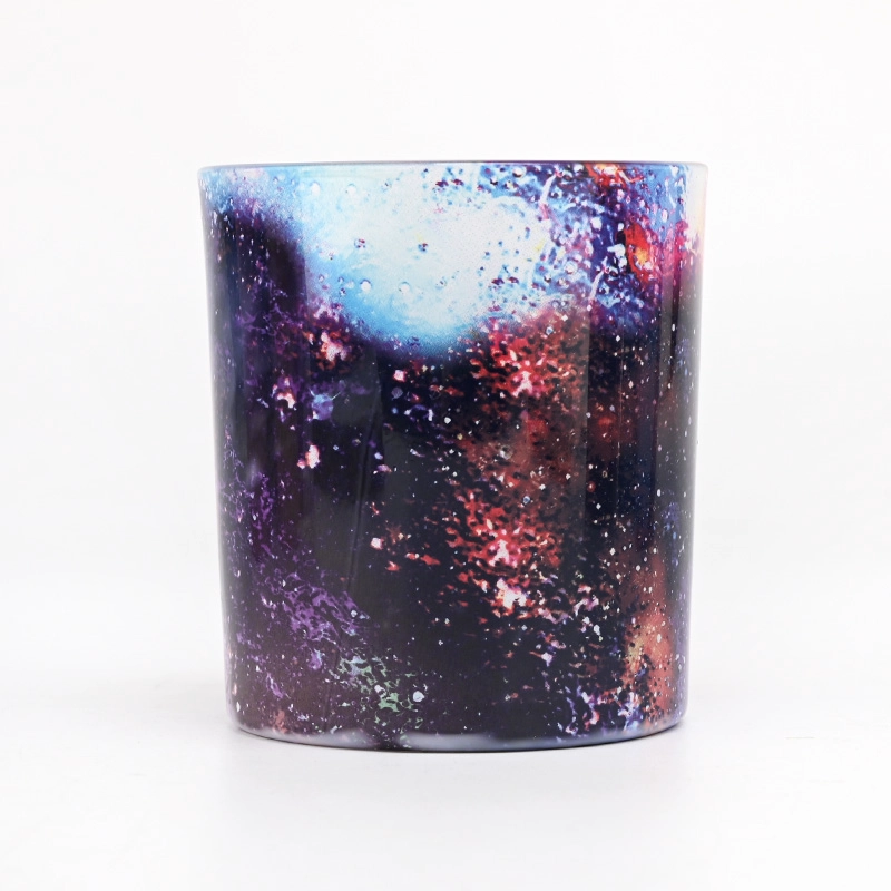 Galaxy Painting Glass Candle Holders Wholesale Galaxy Painting Glass Candle Holders Wholesale