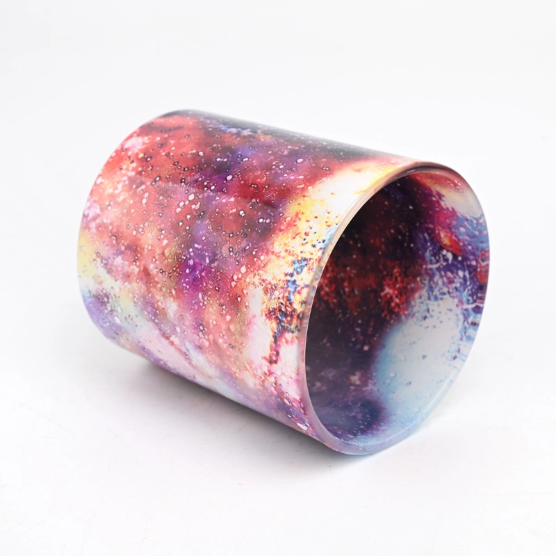 Galaxy Painting Glass Candle Holders Wholesale Galaxy Painting Glass Candle Holders Wholesale