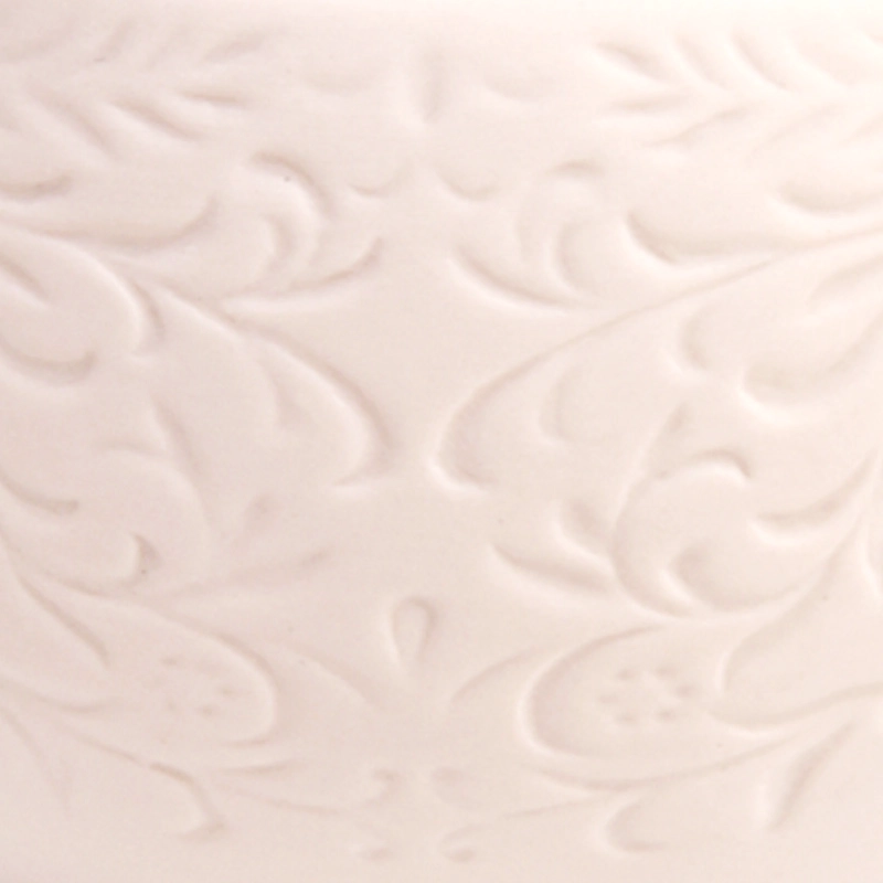 New Arrival Ceramic Candle Container with emboss logo Wholesale